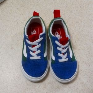 Toddler Vans size 8 multicolored.